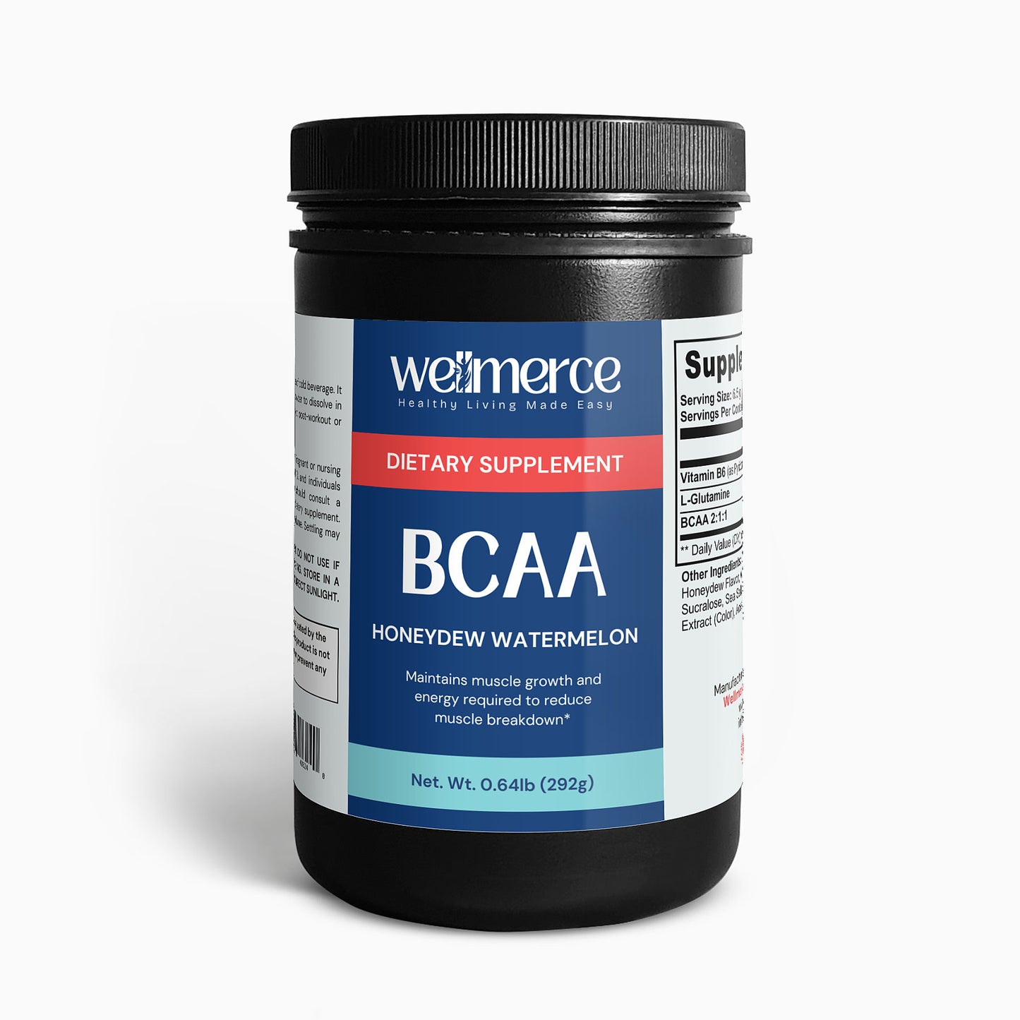 BCAA Post Workout Powder (Honeydew/Watermelon)