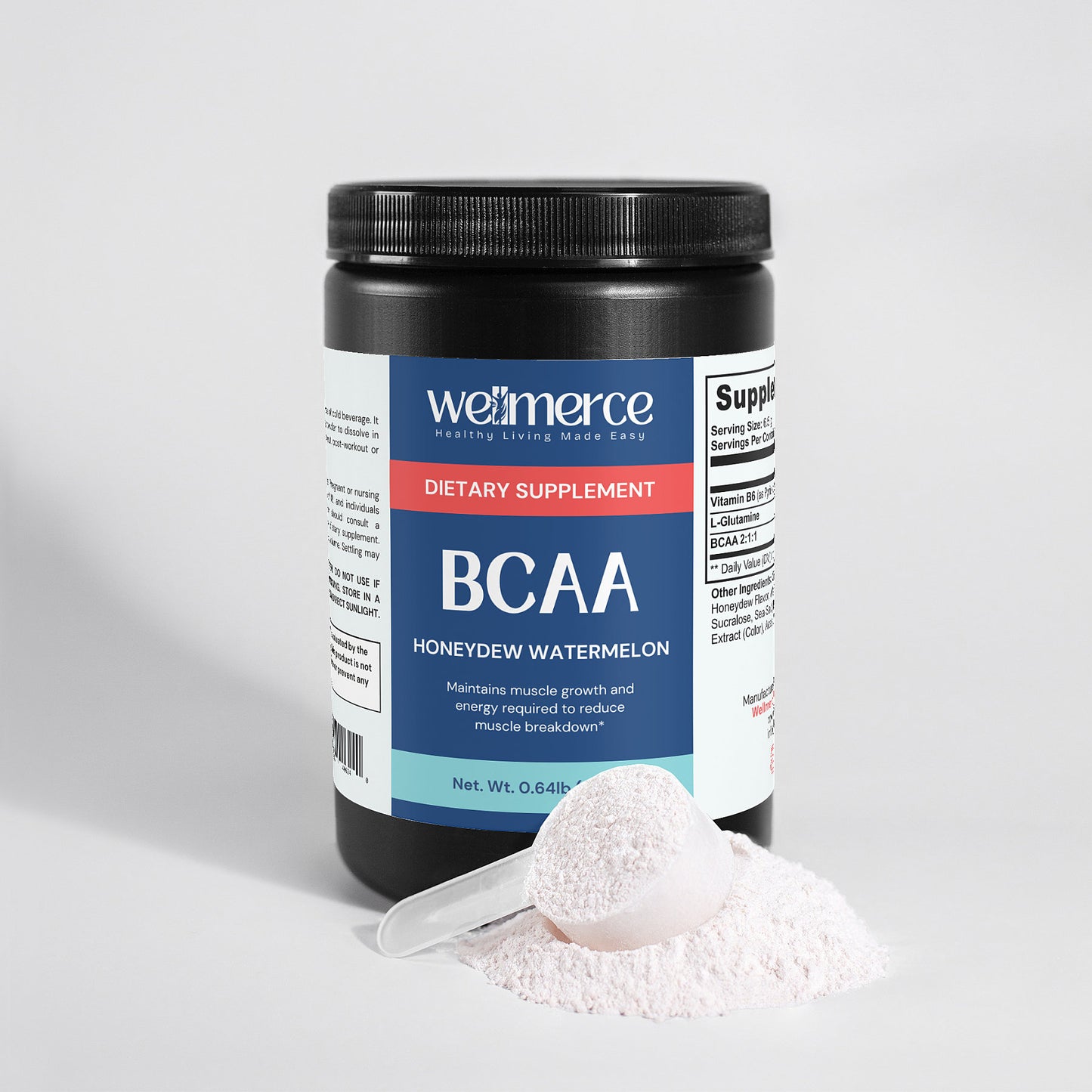 BCAA Post Workout Powder (Honeydew/Watermelon)